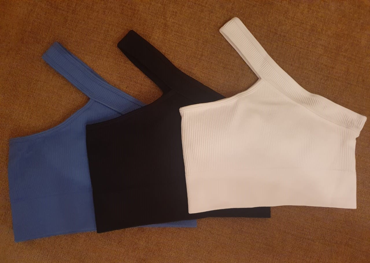 Luxu Cross bra in Light blue