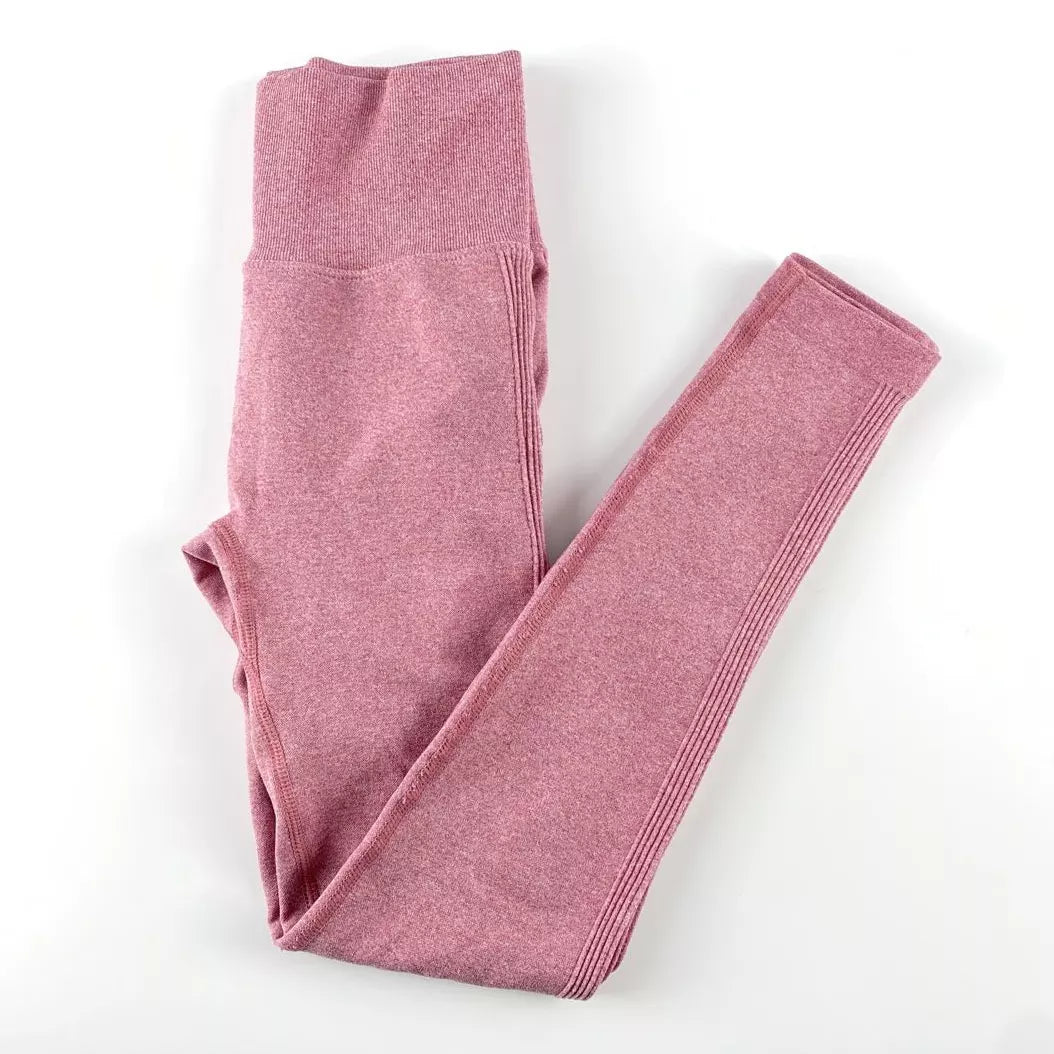Curve Seamless Leggings in Pink