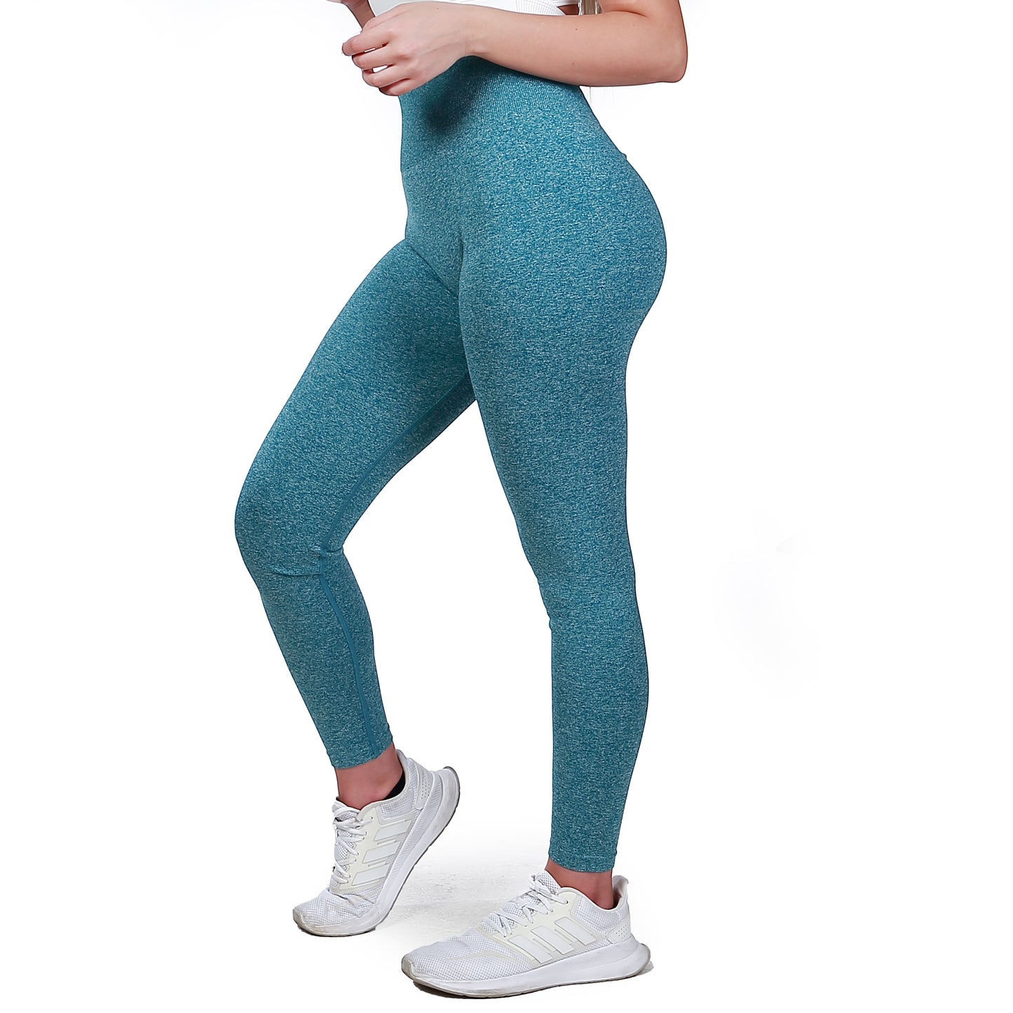 Sky Blue Scrunch Seamless Leggings
