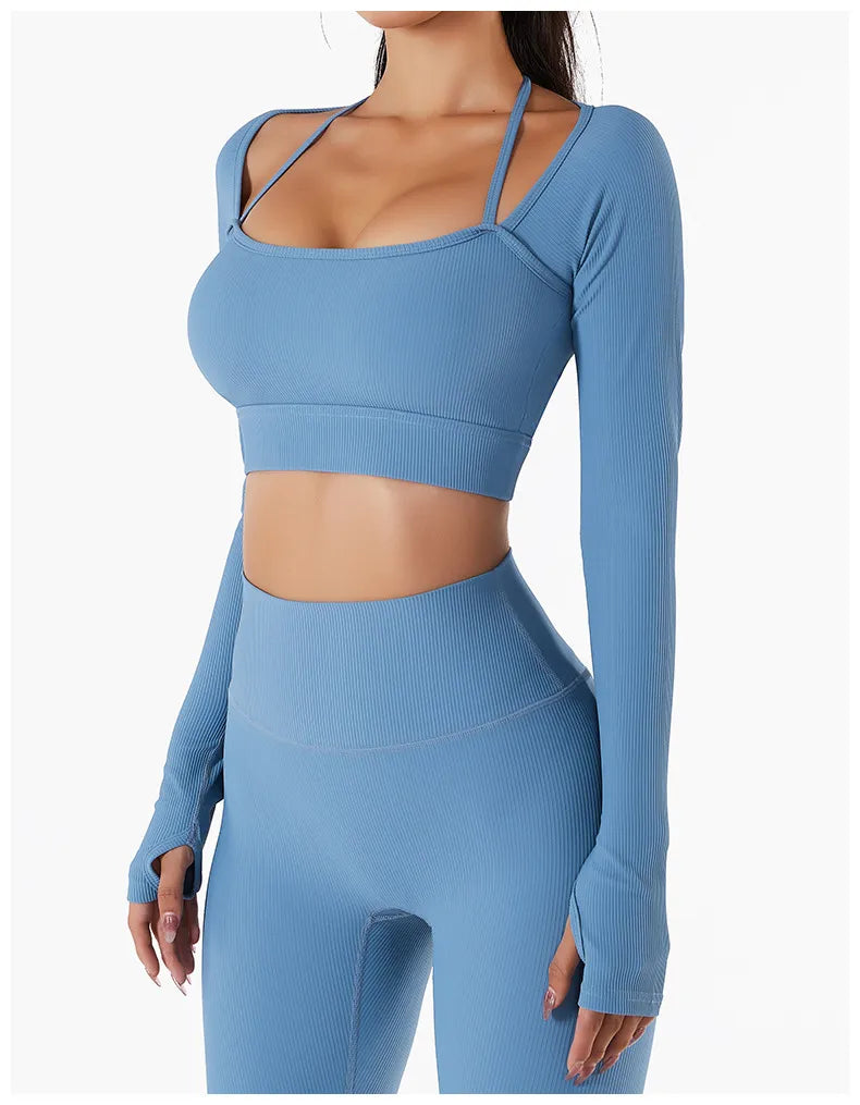 Luxu Long Sleeve in Light Blue