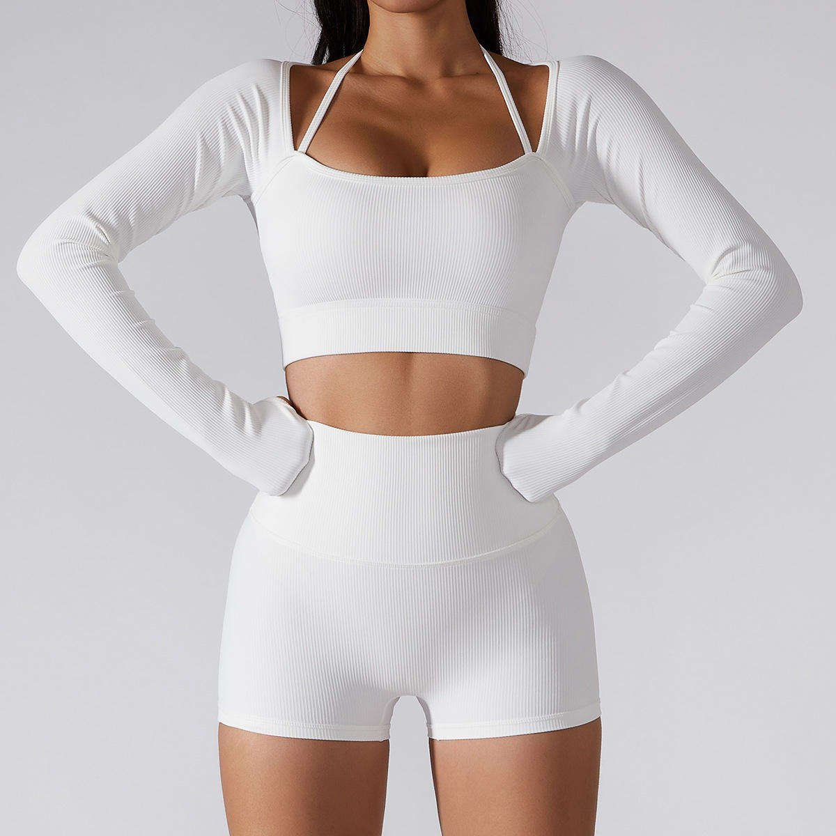 Luxu Mini Short in White