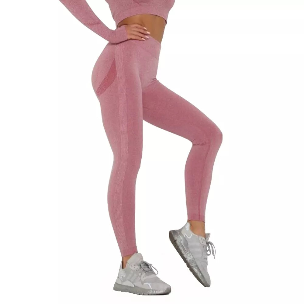 Curve Seamless Leggings in Pink