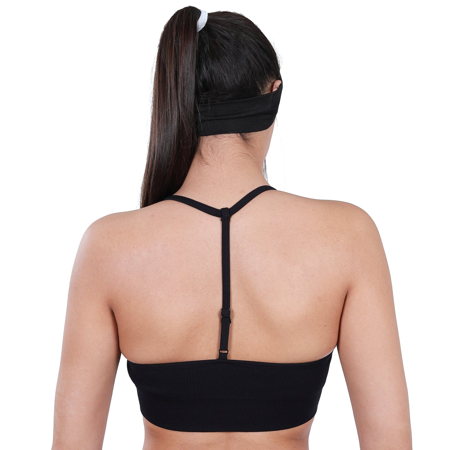 One line Strip Bra in Black "New Edition"