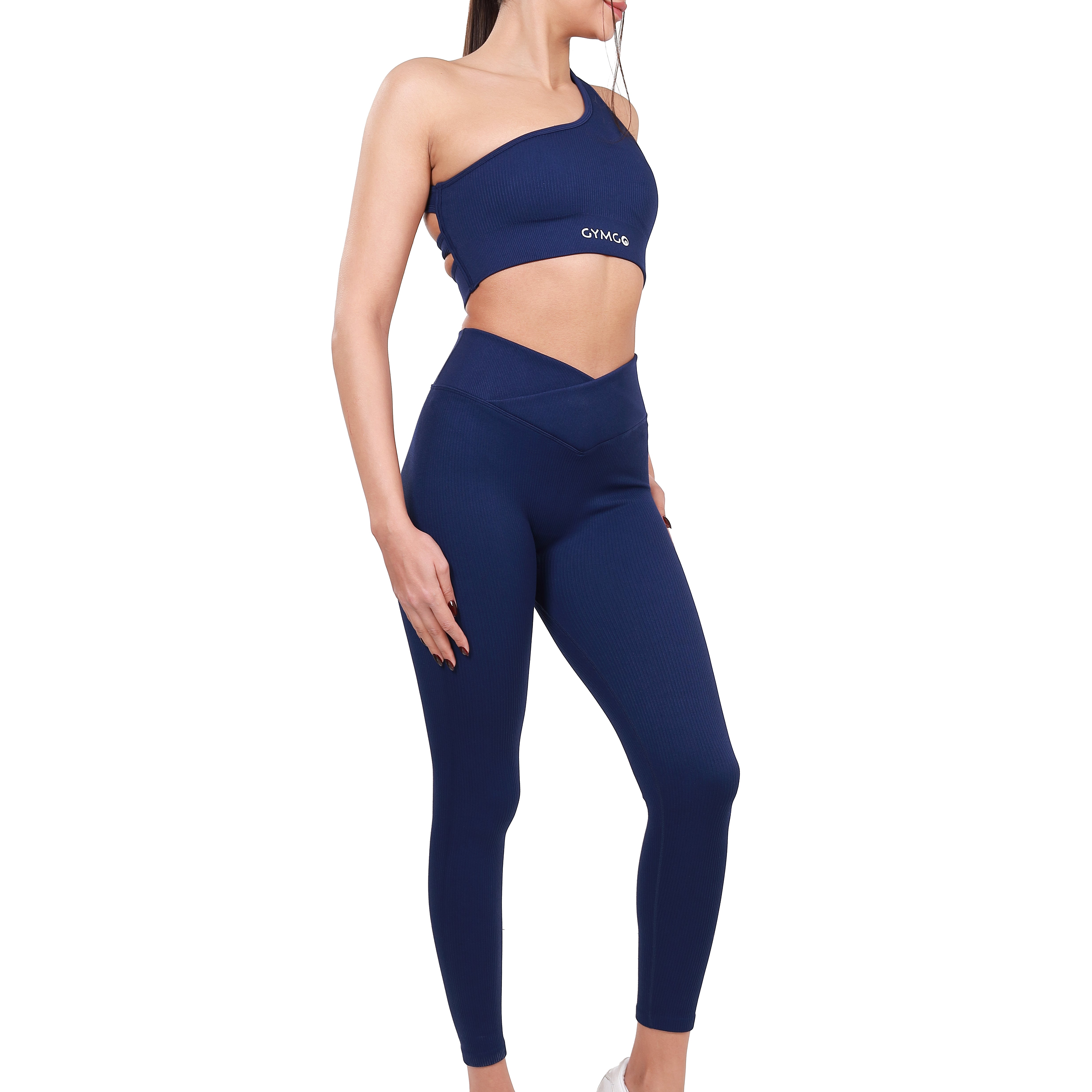 V-Legging in Navy Blue 