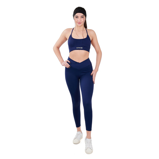 V-Legging in Navy Blue "New Luxu Edition"